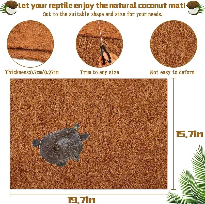 Reptiel Tapijt Natuurlijke Kok - Substrate Coconut Fiber recensie en prijs