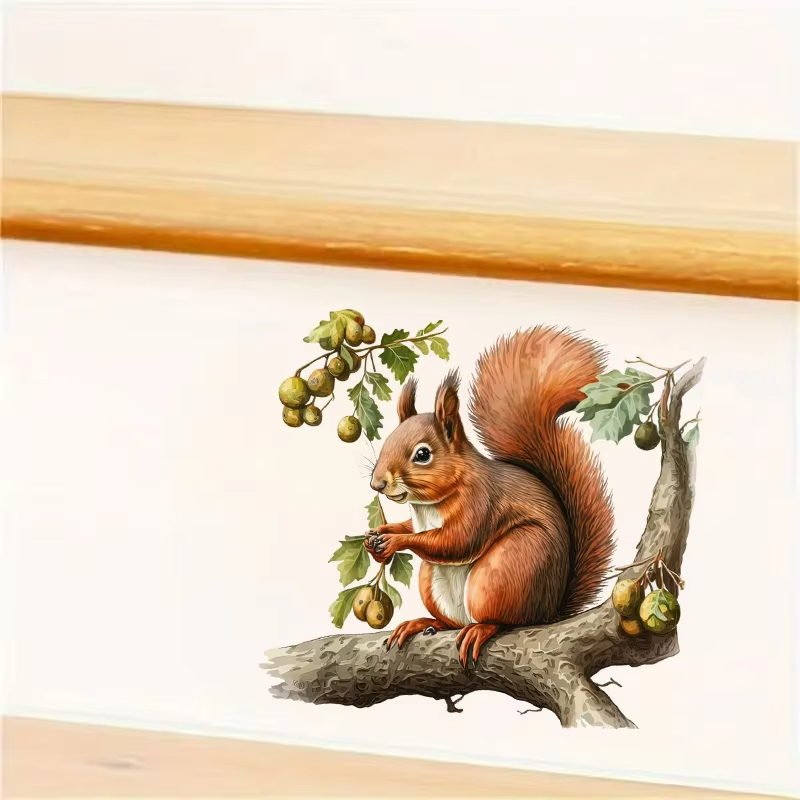Leuke Eekhoorn Muurstickers Sl - Pvc Panel Background recensie en prijs